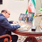 Pakistan’s Ambassador to the United States, Masood Khan, visited Iran’s Interest Section in Washington to expressed condolences on the demise of Iranian President Ebrahim Raisi, Foreign Minister Hossein Amir-Abdollahian, and their other companions in a helicopter crash on May 19