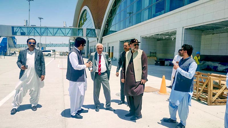 Federal Minister for Maritime Affairs, Qaiser Ahmed Sheikh inaugurates the Henggeng & Agricultural Industrial Unit at North Free Zone.