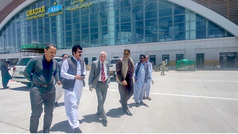 Federal Minister for Maritime Affairs, Qaiser Ahmed Sheikh inaugurates the Henggeng & Agricultural Industrial Unit at North Free Zone.