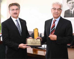 H.E. Hamid Abbas Lafta, Ambassador of Iraq called on Minister for Defence & Defence Production Khawaja Muhammad Asif