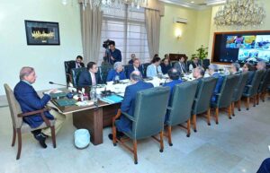 Prime Minister Muhammad Shehbaz Sharif chairs a meeting on Gemstones.