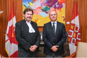 Syed Mansoor Ali Shah, Senior Judge SC of Pakistan meeting with Chief Justice of Canada Honorable Richard Wagner