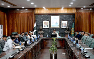Chief Minister Gilgit-Baltistan, Haji Gulbar Khan chairing the first meeting of Public Private Partnership Board.