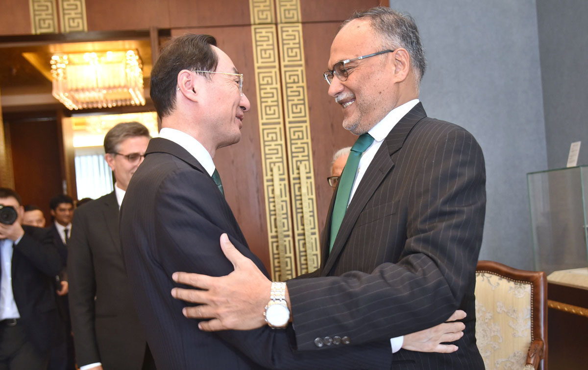 Ahsan Iqbal, Sun Weidong hold wide-ranging discussions to further solidify Pak-China All Weather friendship