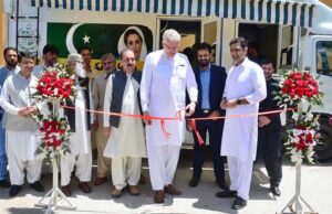 Representative of Germany Government Dr. Fronses addressing at inauguration ceremony of BISP Mobile Registration Center for provision of facilities to women.