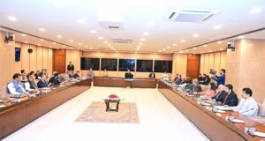 Prime Minister Muhammad Shehbaz Sharif chairs a special meeting of the Federal Cabinet.