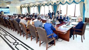 Prime Minister Muhammad Shehbaz Sharif chairs a meeting on Pakistan Single Window Company.