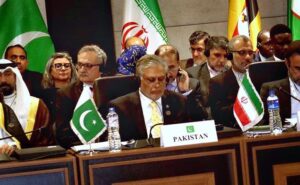 Deputy Prime Minister and Foreign Minister Senator Mohammad Ishaq Dar participated in the preparatory Meeting of Foreign Ministers to the Islamic Summit of the OIC.