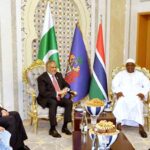 Deputy Prime Minister and Foreign Minister Senator Mohammad Ishaq Dar called on the President of the Republic of the Gambia, Adama Barrow, on the sidelines of the 15th OIC Islamic Summit Conference