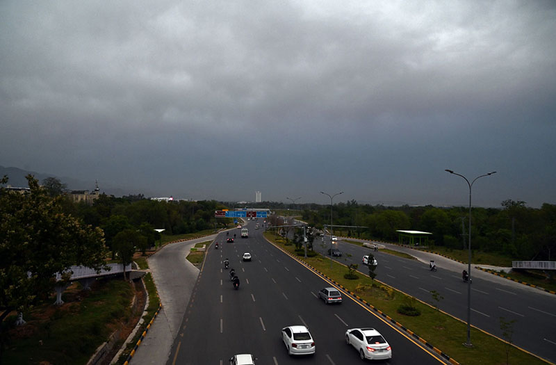 Thick clouds hovering over the sky in the Federal Capital