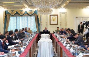 Prime Minister Muhammad Shehbaz Sharif chairs a high level review meeting regarding Ease of Doing Business. 