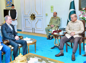 Minister of Foreign Affairs of Azerbaijan Jeyhun Bayramov calls on Prime Minister Muhammad Shehbaz Sharif.