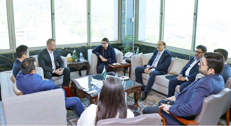 Google team calls on Minister of State for IT and Telecommunication, Shaza Fatima Khawaja