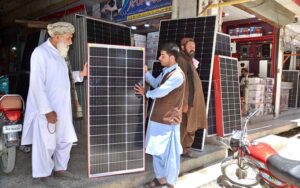 As the mercury going high, the people purchasing solar plates for alternate source of electricity.