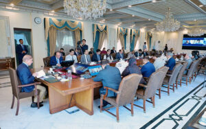Prime Minister Muhammad Shehbaz Sharif chairs a meeting on Information Technology Parks.