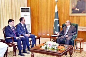Ambassador of Bosnia & Herzegovina in Pakistan, Emin Cohodarevic called on President Asif Ali Zardari at Aiwan-e-Sadr.