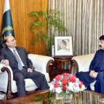 Governor Punjab Sardar Saleem Haider Khan called on President Asif Ali Zardari at Aiwan-e-Sadr.