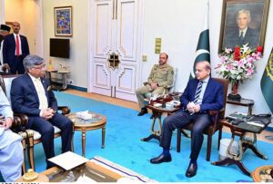 Secretary General of South Asian Association of Regional Cooperation H.E. Mr. Muhammad Golam Sarwar calls on Prime Minister Muhammad Shehbaz Sharif.