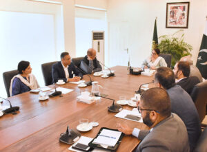 PM's Coordinator on Climate Change & Environmental Coordination Romina Khurshid Alam chairing first Advisory Committee meeting on Climate Change.