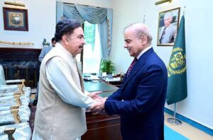 Governor Balochistan Jafar Khan Mandokhel called on Prime Minister Muhammad Shehbaz Sharif.