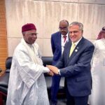 Deputy Prime Minister and Foreign Minister Senator Mohammad Ishaq Dar met with the Secretary General of the Organization of Islamic Cooperation, Hissein Brahim Taha, on the sidelines of the 15th Islamic Summit, held in Banjul
