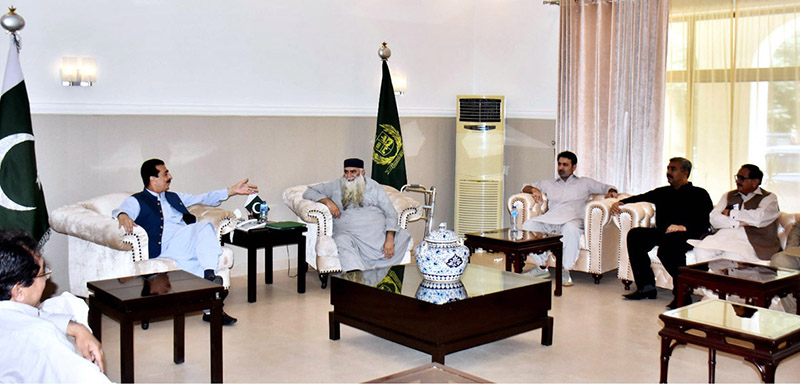 Mr. Noor Hussain Dehar called on the Chairman Senate Syed Yusuf Raza Gilani at the Circuit House.