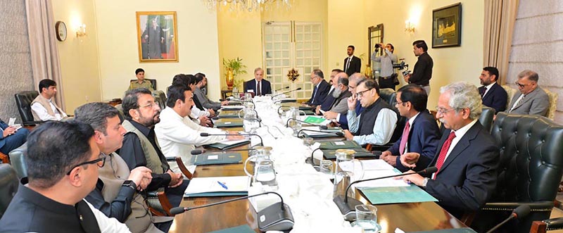 Prime Minister Muhammad Shehbaz Sharif chairs a meeting on the matters related to Balochistan province.