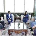 Minister of State for IT and Telecommunication Ms. Shaza Fatima Khawaja in a meeting with EDOTCO Group delegation