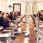 Federal Minister for Finance & Revenue, Muhammad Aurangzeb in a Meeting with IMF Delegation led by IMF Mission Chief Mr. Nathan Porter.