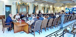 A delegation of representatives of Chambers of Commerce and Industry and Associations of various industries and businesses from across the country calls on Prime Minister Muhammad Shehbaz Sharif.