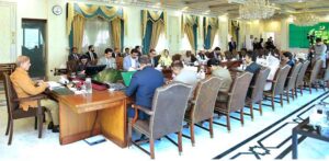 Prime Minister Muhammad Shehbaz Sharif chairs a meeting regarding reforms and implementation of E-Office in Federal Government departments