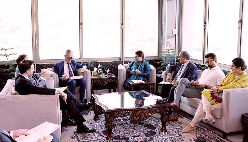 World Bank delegation called on Minister of State for IT and Telecommunication Ms. Shaza Fatima Khawaja.