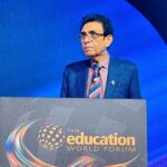 Federal Minister for Education, Dr. Khalid Maqbool Siddiqui addressing the Education World Forum (EWF) 2024.