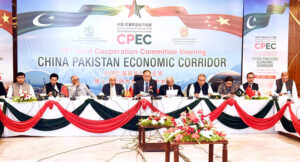 Federal Minister for Planning Development and Special Initiatives, Prof. Ahsan Iqbal co-chairing the 13th JCC meeting with China on CPEC.