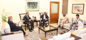 Federal Minister for Finance & Revenue Senator Muhammad Aurangzeb was called on by the Ambassador of USA to Pakistan H.E. Mr. Donald Blome.