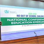 Prime Minister Muhammad Shehbaz Sharif addresses the National Conference on Education Emergency