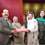 NDMA handed over school safety kit to Islamabad Model School for Girls on account of School Safety Day.