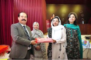 NDMA handed over school safety kit to Islamabad Model School for Girls on account of School Safety Day.