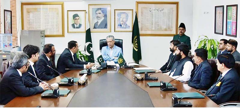 Federal Minister for Law and Justice Senator Azam Nazeer Tarar met with representatives from Sargodha & Attock Bar Associations