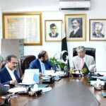 Federal Minister for Law and Justice Senator Azam Nazeer Tarar chairing a meeting of the committee to propose legal reforms for effective prosecution of smuggling related offences