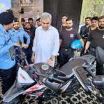 Interior Minister Mohsin Naqvi inaugurating ICTP Margalla Patrol Unit