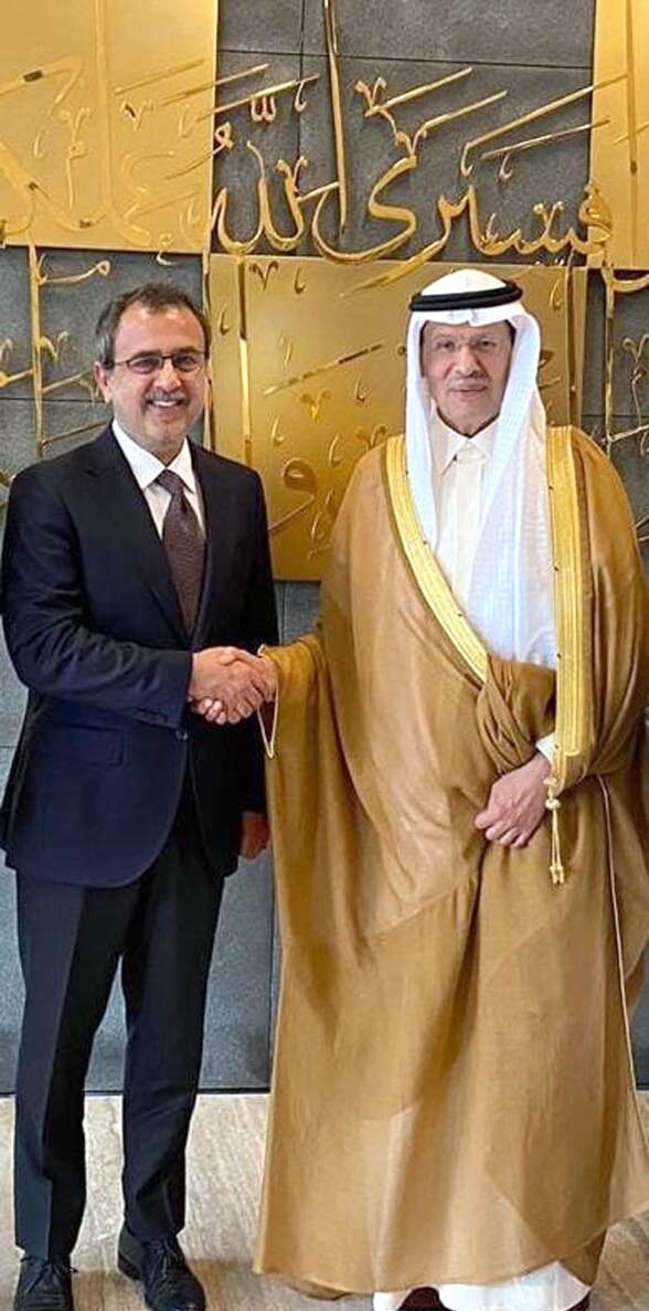 Awais Leghari calls on Saudi counterpart