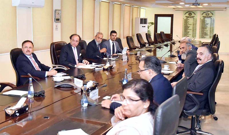 Federal Minister for Finance and Revenue Muhammad Aurangzeb in a meeting with the delegation of Pakistan Dairy Association (PDA)