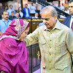 Prime Minister Muhammad Shehbaz Sharif interacting with the families of Martyrs at an event commemorating the unfortunate riots of 9 May 2023