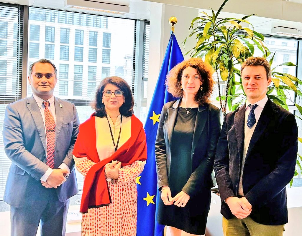 Pakistan envoy, EU HERA's unit head discuss health security collaboration