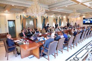 A delegation of an International Consultancy Firm called on Prime Minister Muhammad Shehbaz Sharif.