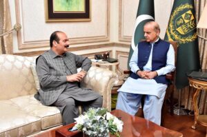 Chairman Prime Minister's Youth Programme Rana Mashhood Ahmed calls on Prime Minister Muhammad Shehbaz Sharif