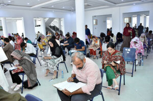 University of Agriculture Faisalabad conducted the first entrance test for the postgraduate admissions in which about 4000 students appeared.
