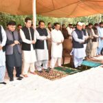 Prime Minister Muhammad Shehbaz Sharif offers Eid-ul-Azha prayers