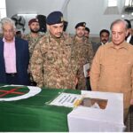Prime Minister Muhammad Shehbaz Sharif attends the memorial service of Pakistan Army's sepoy Haroon William in Saint Paul's Church